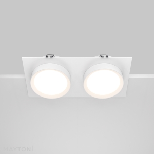 Встраиваемый светильник Maytoni Downlight DL086-02-GX53-SQ-W