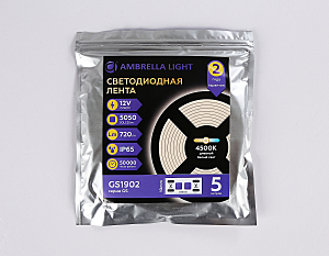 LED лента Ambrella LED Strip 12V GS1902