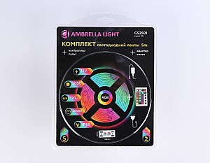 Комплект светодиодной ленты Ambrella LED Strip 12V GS2501