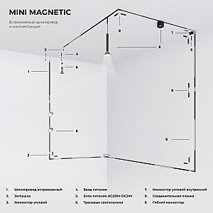 Ввод питания Elektrostandard Mini Magnetic Mini Magnetic Ввод питания (черный) 85172/00