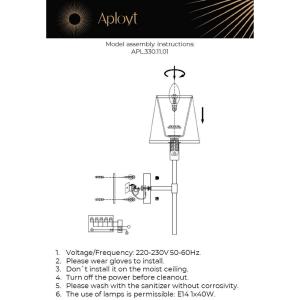 Настенное бра Aployt Zofia APL.330.11.01