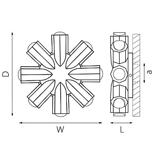 Уличный настенный светильник Lightstar Dito 380683