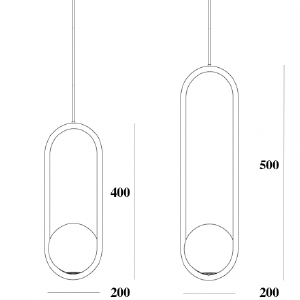 Светильник подвесной OneLight Hooper LE10903