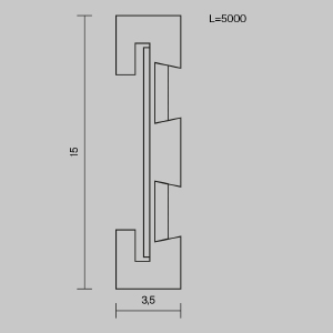 Шинопровод 5м Maytoni Busbar trunkings Flexity TRX200-115B