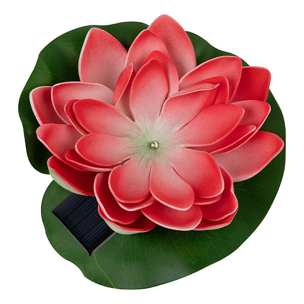 Фигура для сада Uniel USL-S-826/PT060 RED WATERLILY