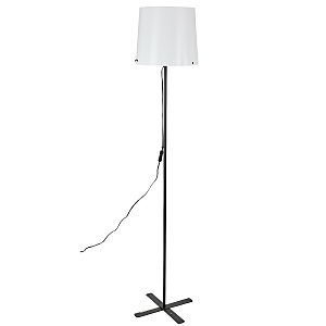 Торшер Uniel UML-T510 E27 BLACK/WHITE