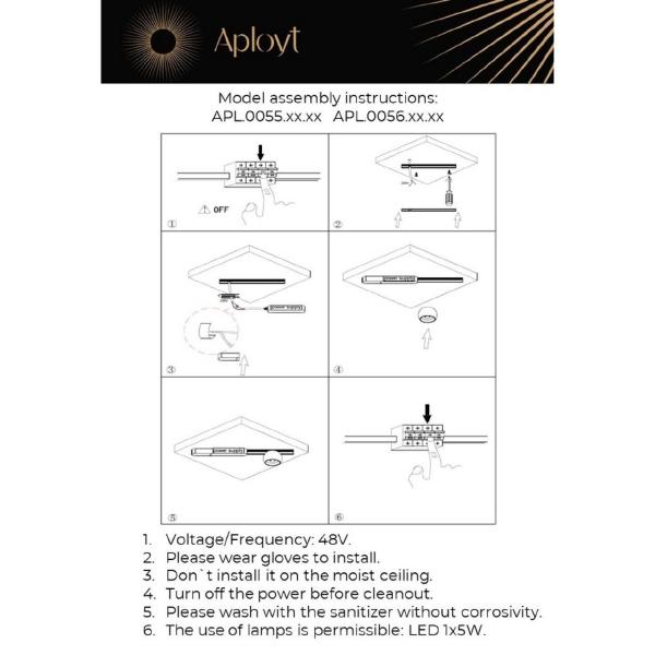 Накладной светильник Aployt Marco APL.0055.09.05