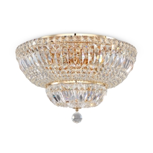 Потолочная хрустальная люстра Maytoni Basfor DIA100-CL-12-G