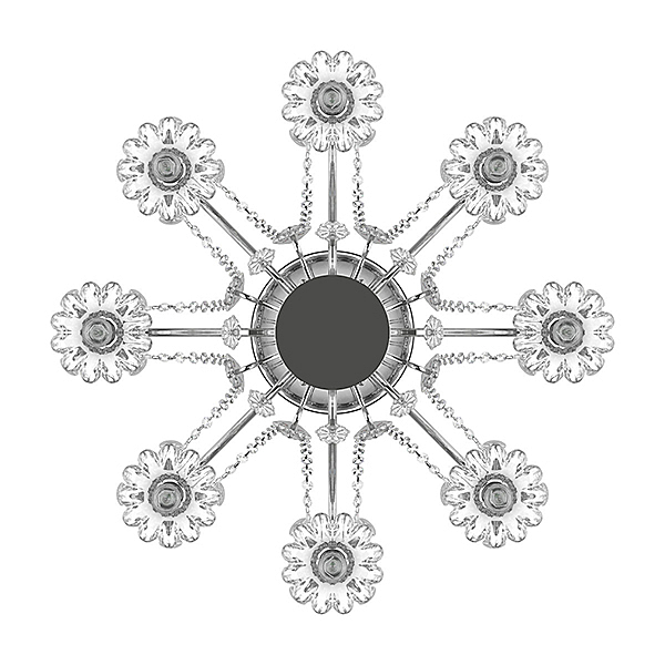 Подвесная хрустальная люстра Schon Osgona 790114